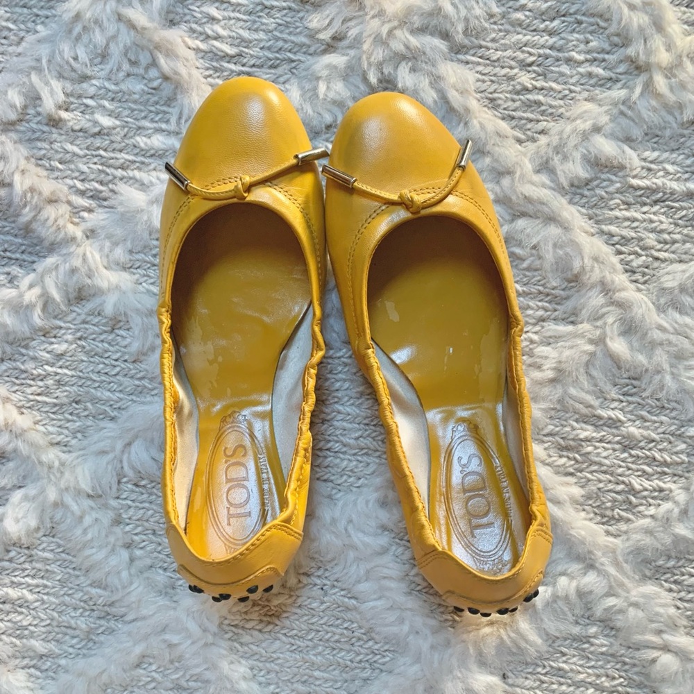 Tod’s Ball Dee with Ties flats